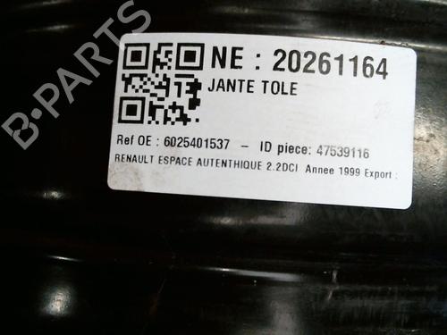 Used Rim Rim RENAULT ESPACE III (JE0_) 2.2 12V TD (JE0E, JE0H, JE0P) (113 hp) 40516481 40516481