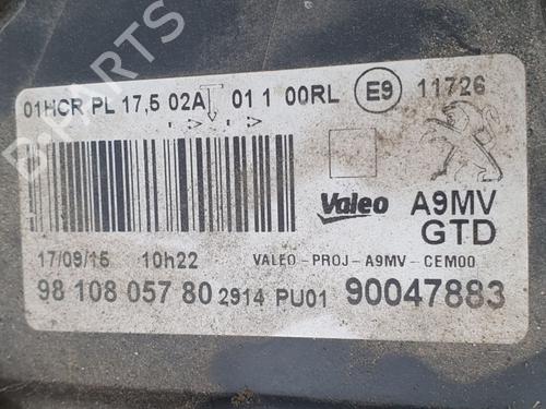Left headlight PEUGEOT 206+ (2L_, 2M_) 1.4 HDi eco 70 | BP38914376C28 - Image 5