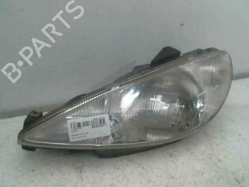 Used Left headlight PEUGEOT 206 Hatchback (2A/C) 1.4 i (75 hp) 25479623