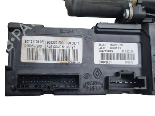 Front left window mechanism RENAULT SCÉNIC III (JZ0/1_) 1.5 dCi | BP30116528C22