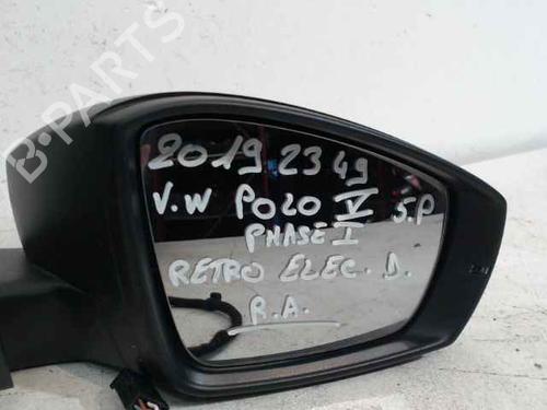Right mirror VW POLO V (6R1, 6C1) 1.2 | BP24908468C27 