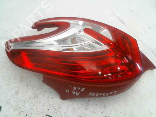Right taillight PEUGEOT 208 I (CA_, CC_) 1.6 HDi | BP24909856C35 