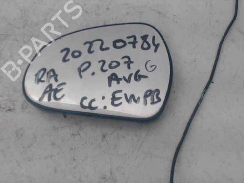 Used Left mirror glass PEUGEOT 207 (WA_, WC_) 1.4 HDi (68 hp) 24903991