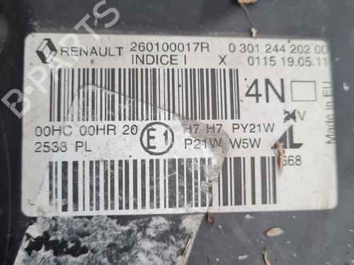 Right headlight RENAULT MEGANE III Hatchback (BZ0/1_, B3_) 1.5 dCi (BZ0C) | BP33749927C29 - Image 3
