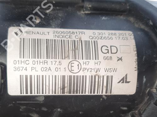 Left headlight RENAULT MEGANE III Hatchback (BZ0/1_, B3_) 1.5 dCi (BZ1G, BZ1W, BZ0R) | BP30892188C28