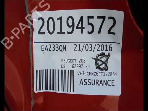 Rim PEUGEOT 208 I (CA_, CC_) 1.2 THP 110 | BP24912445C45 