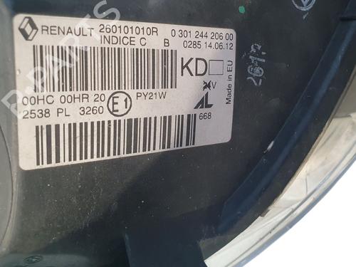 Right headlight RENAULT MEGANE III Hatchback (BZ0/1_, B3_) 1.5 dCi (BZ09, BZ0D, BZ1W, BZ29, BZ14) | BP29293448C29 