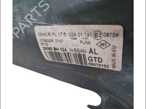Left headlight NISSAN NOTE (E11, NE11) 1.5 dCi | BP24901327C28 