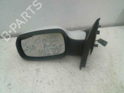Used Left mirror RENAULT CLIO III (BR0/1, CR0/1) 1.6 16V (BR05, BR0B, BR0Y, BR15, BR1J, BR1M, BR1Y, CR0B,... (112 hp) 24903996