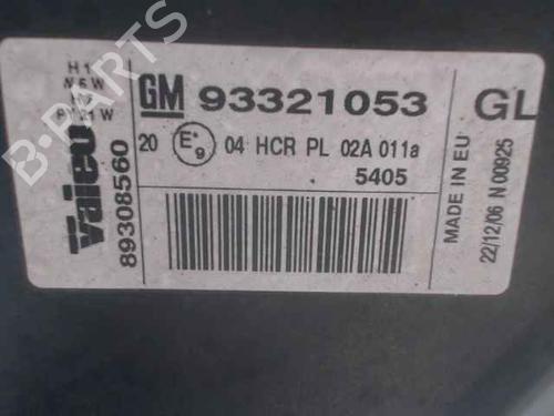 Højre forlygte OPEL MERIVA A MPV (X03) 1.7 CDTI (E75) | BP25762033C29 