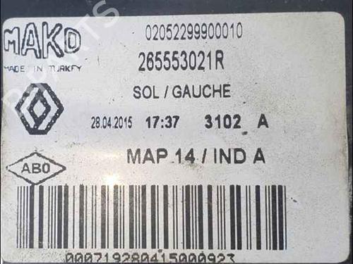 Left taillight RENAULT CLIO IV (BH_) 1.5 dCi 75 | BP24906044C34 