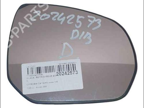 Used Right mirror glass CITROËN C4 Picasso I MPV (UD_) 1.6 HDi (109 hp) 24908855