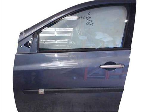 Used Left front door RENAULT CLIO III (BR0/1, CR0/1) 1.2 16V (BR02, BR0J, BR11, CR02, CR0J, CR11) (75 hp) 24906647
