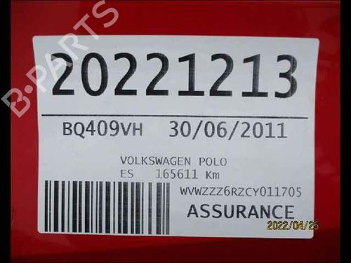 Rim VW POLO V (6R1, 6C1) 1.4 (6R1) | BP24912512C45 