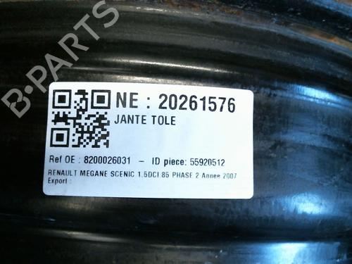 Llanta Llanta RENAULT SCÉNIC II (JM0/1_) 1.5 dCi (JM1F) (86 hp) 40614189 40614189