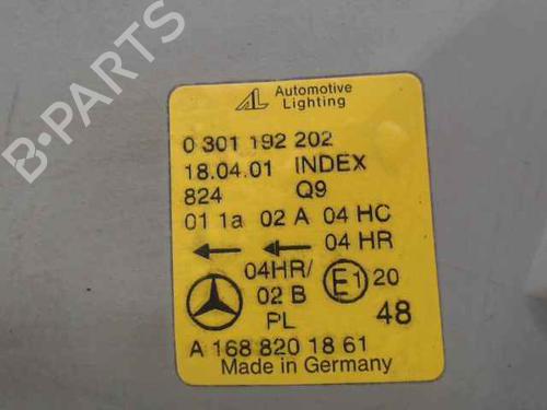 Right headlight MERCEDES-BENZ A-CLASS (W168) A 140 (168.031, 168.131) | BP24902191C29 