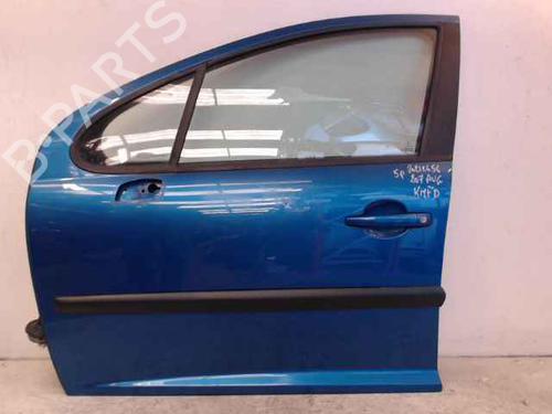 Used Left front door PEUGEOT 207 (WA_, WC_) 1.6 HDi (90 hp) 24906654