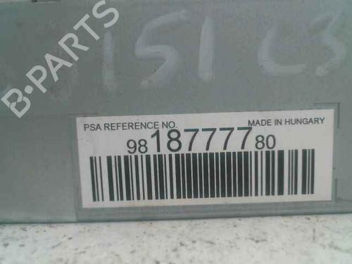 Radio CITROËN C3 III (SX) 1.2 VTi 68 | BP24907332E6