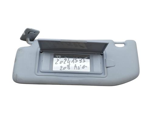 Used Left sun visor PEUGEOT 208 I (CA_, CC_) 1.6 VTi (120 hp) 25224612