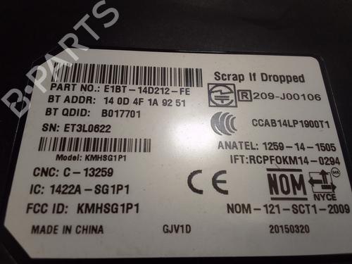 Electronic module FORD FOCUS III 1.6 TDCi | BP15454162M83 