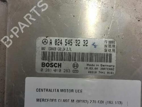 Engine control unit (ECU) MERCEDES-BENZ M-CLASS (W163) ML 270 CDI (163.113) | BP15425281M57 