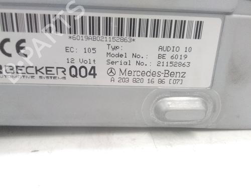 Radio MERCEDES-BENZ C-CLASS (W203) C 220 CDI (203.006, 203.008) | BP15461086E6 