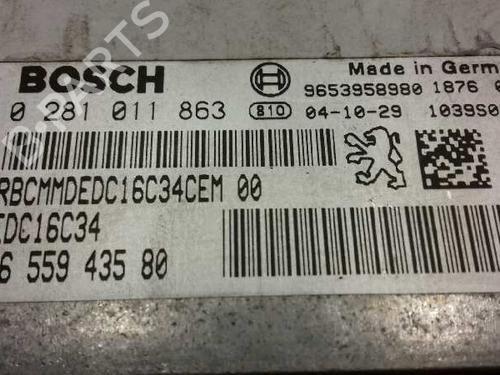 Engine control unit (ECU) PEUGEOT 307 (3A/C) 1.6 HDi 110 | BP15426805M57 