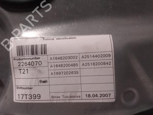 Right front window motor MERCEDES-BENZ M-CLASS (W164) ML 320 CDI 4-matic (164.122) | BP15465814E20 