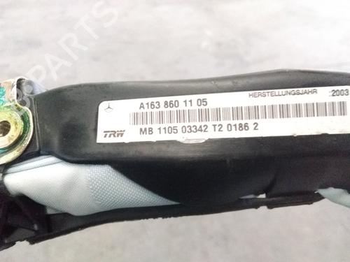 Left curtain airbag MERCEDES-BENZ M-CLASS (W163) ML 270 CDI (163.113) | BP15451430C11 