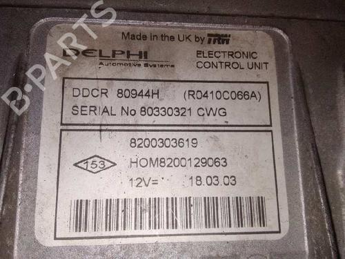 Engine control unit (ECU) RENAULT CLIO II (BB_, CB_)  | BP15430141M57 