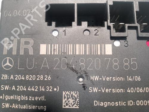 Comfort control module MERCEDES-BENZ C-CLASS (W204) C 220 CDI (204.008) | BP16653967M56 