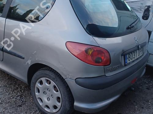 Rear bumper PEUGEOT 206 Hatchback (2A/C)  | BP15460078C8 
