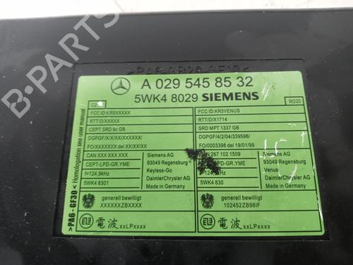 Elektronisk modul MERCEDES-BENZ S-CLASS (W220) S 320 CDI (220.026, 220.126) | BP19543155M83 