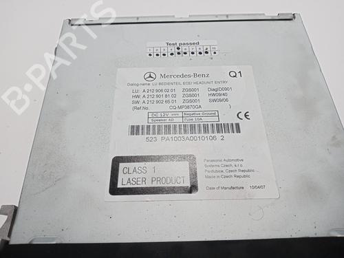 Radio MERCEDES-BENZ E-CLASS (W212) E 250 CDI / BlueTEC (212.003, 212.004) | BP15465275E6 