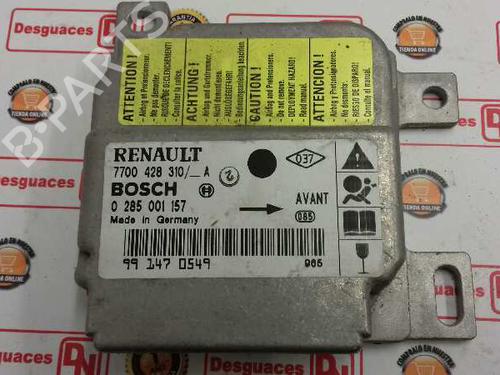 ECU airbags RENAULT CLIO II (BB_, CB_) 1.2 (BB0A, BB0F, BB10, BB1K, BB28, BB2D, BB2H, CB0A,... | BP15426432M53 