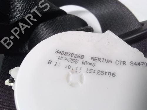 Rear center seatbelt OPEL MERIVA B MPV (S10)  | BP15454359I27 