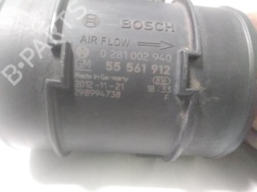 Mass air flow sensor OPEL ASTRA J (P10)  | BP17438686M95 