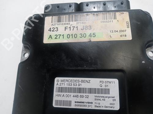 Engine control unit (ECU) MERCEDES-BENZ SLK (R171) 200 Kompressor (171.442) | BP18621677M57 