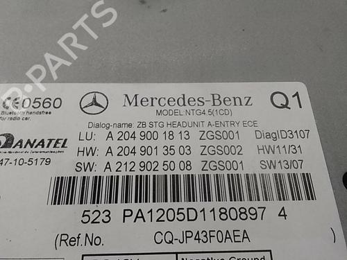 Radio MERCEDES-BENZ C-CLASS T-Model (S204) C 250 CDI (204.203) | BP19148597E6 