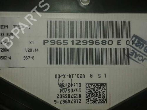 Instrument cluster PEUGEOT 307 (3A/C)  | BP15425261C47 