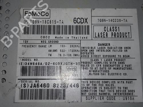 Radio JAGUAR XF I (X250) 2.7 D | BP15439869E6 