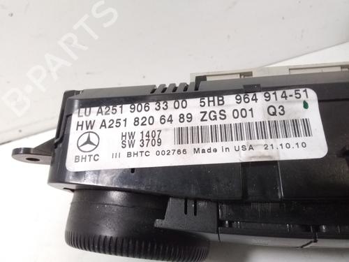 Climate control MERCEDES-BENZ M-CLASS (W164) ML 320 CDI 4-matic (164.122) | BP15465737I5 
