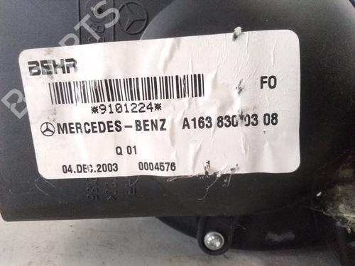 Heater blower motor MERCEDES-BENZ M-CLASS (W163) ML 270 CDI (163.113) | BP15451455M62 
