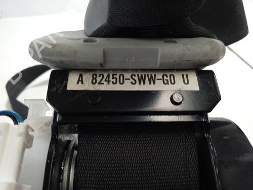 Rear right seatbelt HONDA CR-V III (RE_) 2.2 i-CTDi 4WD (RE6) | BP15455321I28 