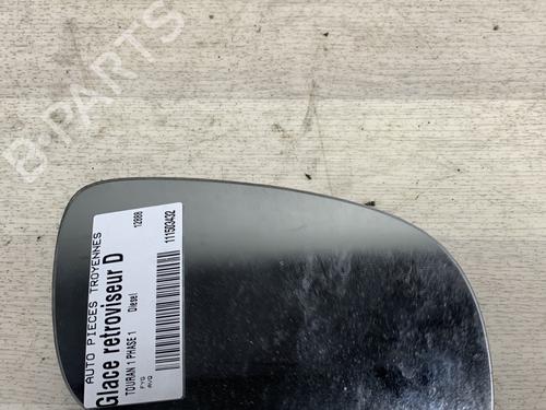 Used Right mirror glass VW TOURAN (1T1, 1T2) 1.9 TDI (100 hp) 28583072
