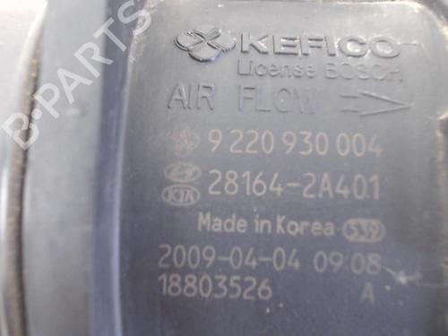 Mass air flow sensor KIA SOUL I (AM) 1.6 CRDi 128 | BP23079782M95 