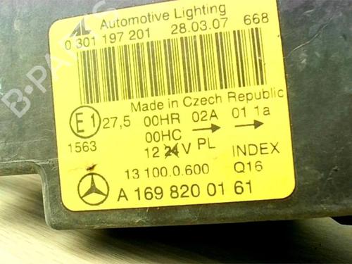 Left headlight MERCEDES-BENZ A-CLASS (W169) A 180 CDI (169.007, 169.307) | BP24024325C28 