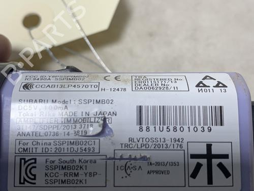 Switch SUBARU FORESTER (SJ_) 2.0 i AWD (SJ5) | BP30807399I30