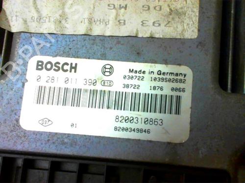 Øvrige styreenhet RENAULT MEGANE II (BM0/1_, CM0/1_) 1.9 dCi (BM0G, CM0G) | BP26225780M11 