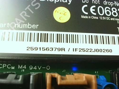 Display RENAULT ZOE (BFM_) ZOE | BP24025129C48 